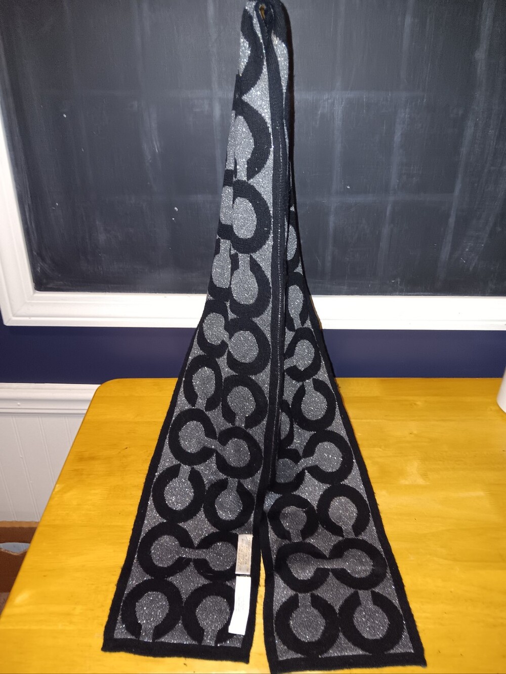 Coach Monogram Wool Scarf
